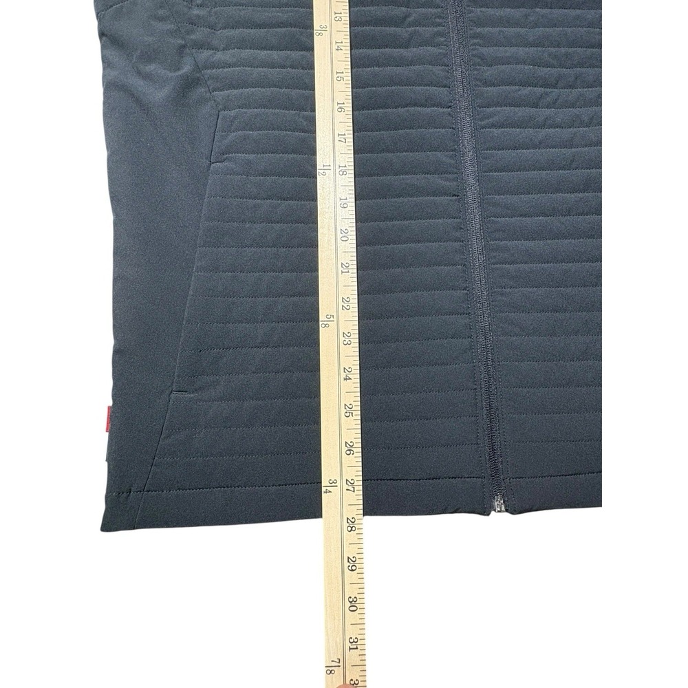 Men's Under Armour  Black Wisconsin Badgers Drive Pro Storm Full-Zip Vest - Picture 12 of 14